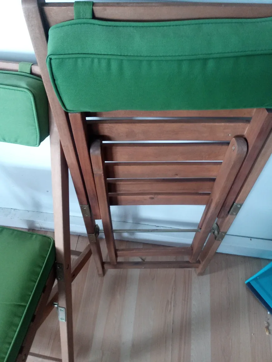 Gardenia Outdoor Folding Chair and Table Set image indicator(4)