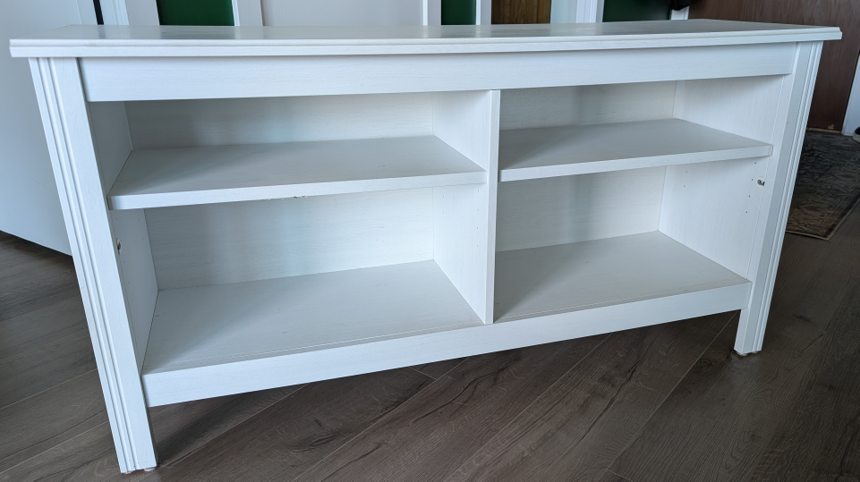 IKEA Brusali White TV Stand - photo 2