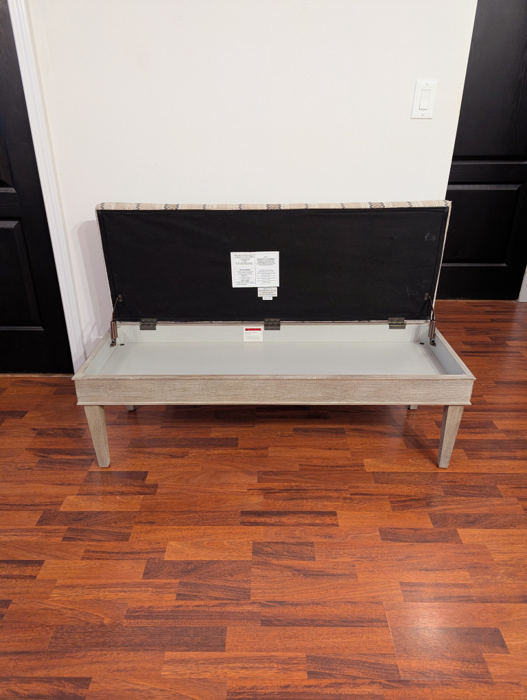 Upholstered Storage Bench - photo 3