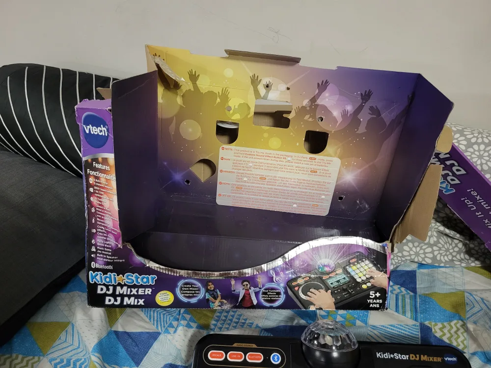 VTech Kidi Star DJ Mixer (English Version), Black image indicator(3)