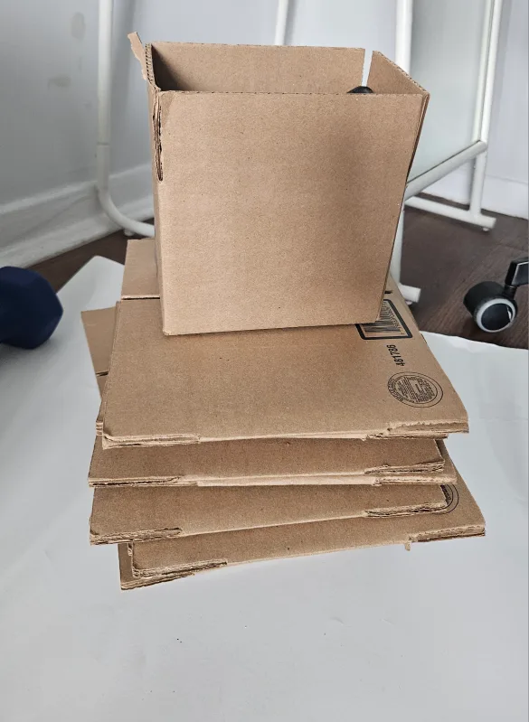 20 Corrugated Shipping Boxes - 6" L x 4" W x 4" H💚 thumbnail