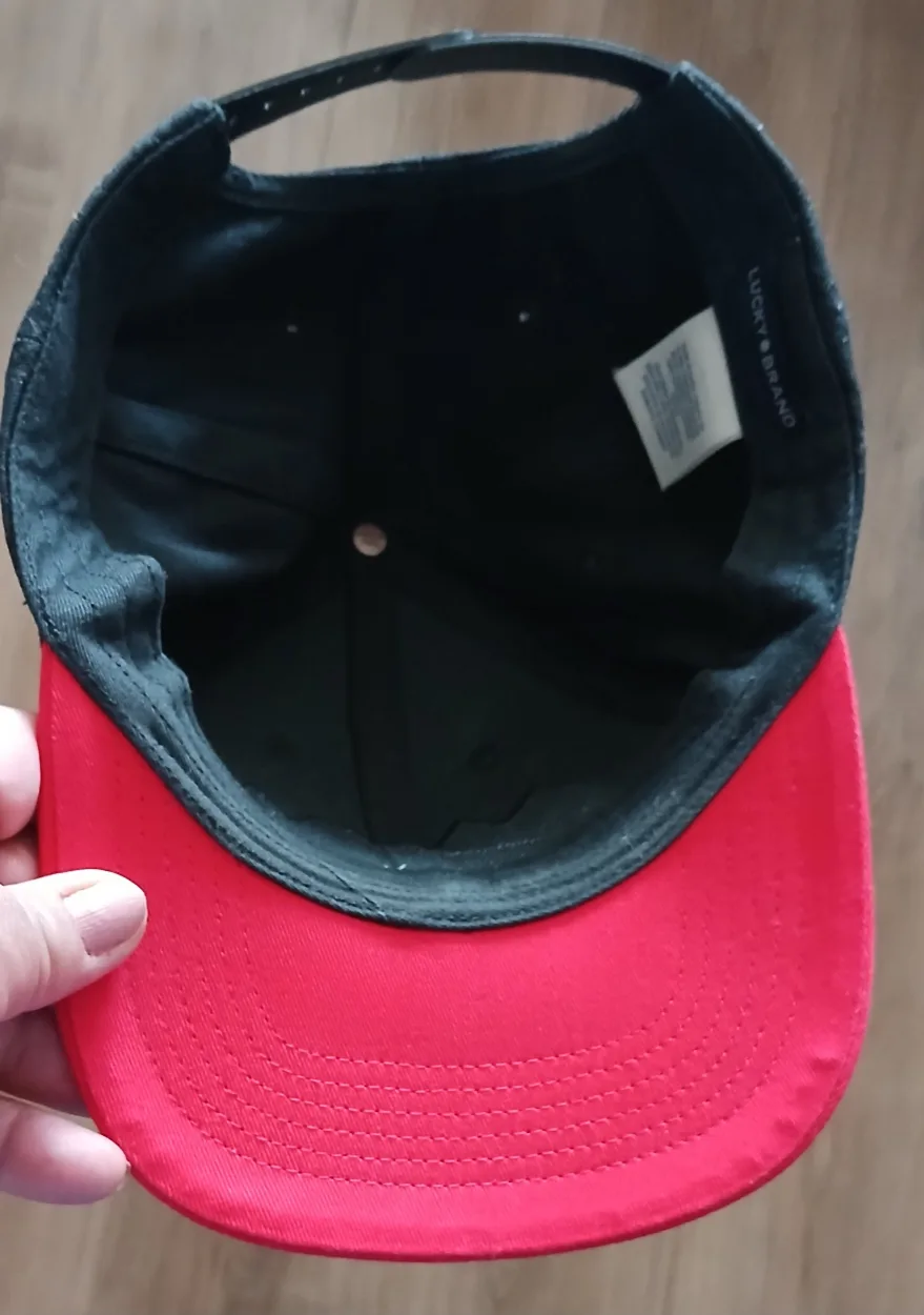 Lucky Brand Red and Black Baseball Cap image indicator(3)