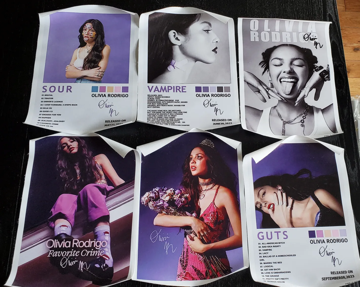 Olivia Rodrigo Canvas Posters - Set of 6 image indicator(2)