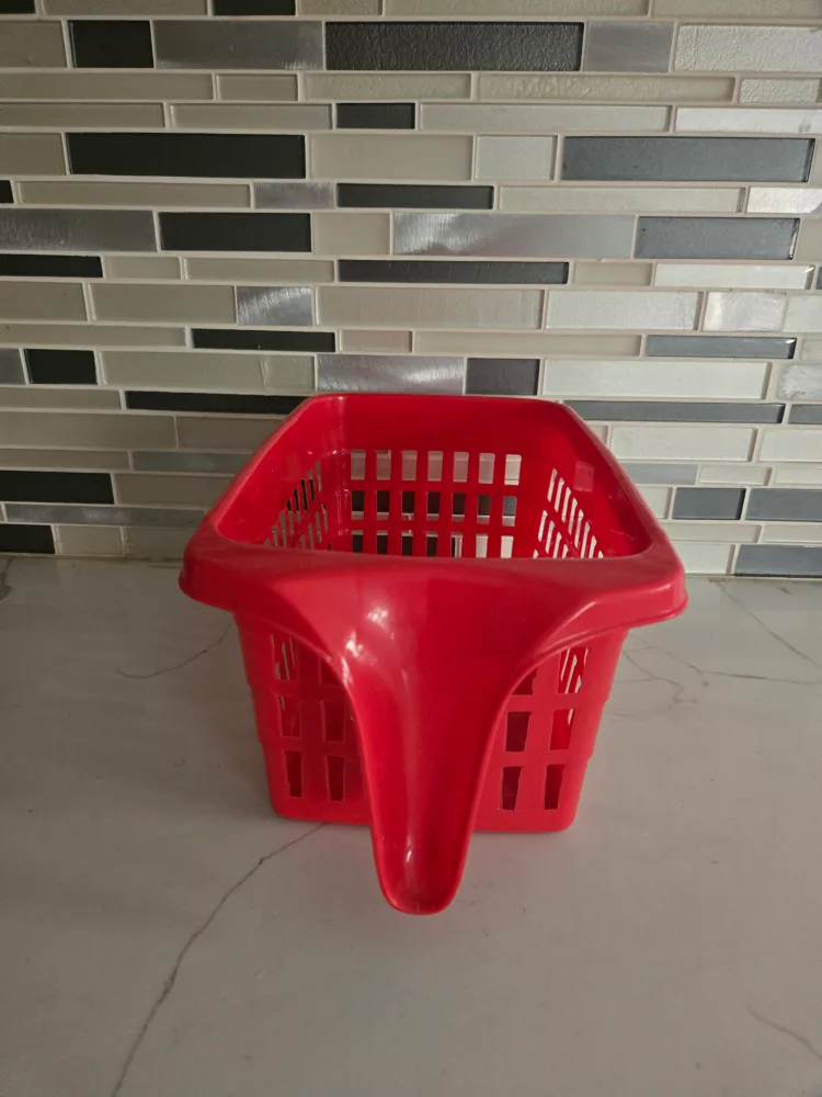 Red Plastic Basket thumbnail