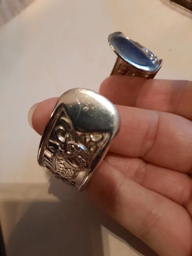 Silver 925 filled  Cuff Bracelet image indicator(5)