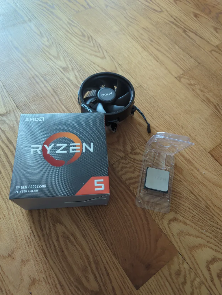 Ryzen 5  3600 and Cooler thumbnail