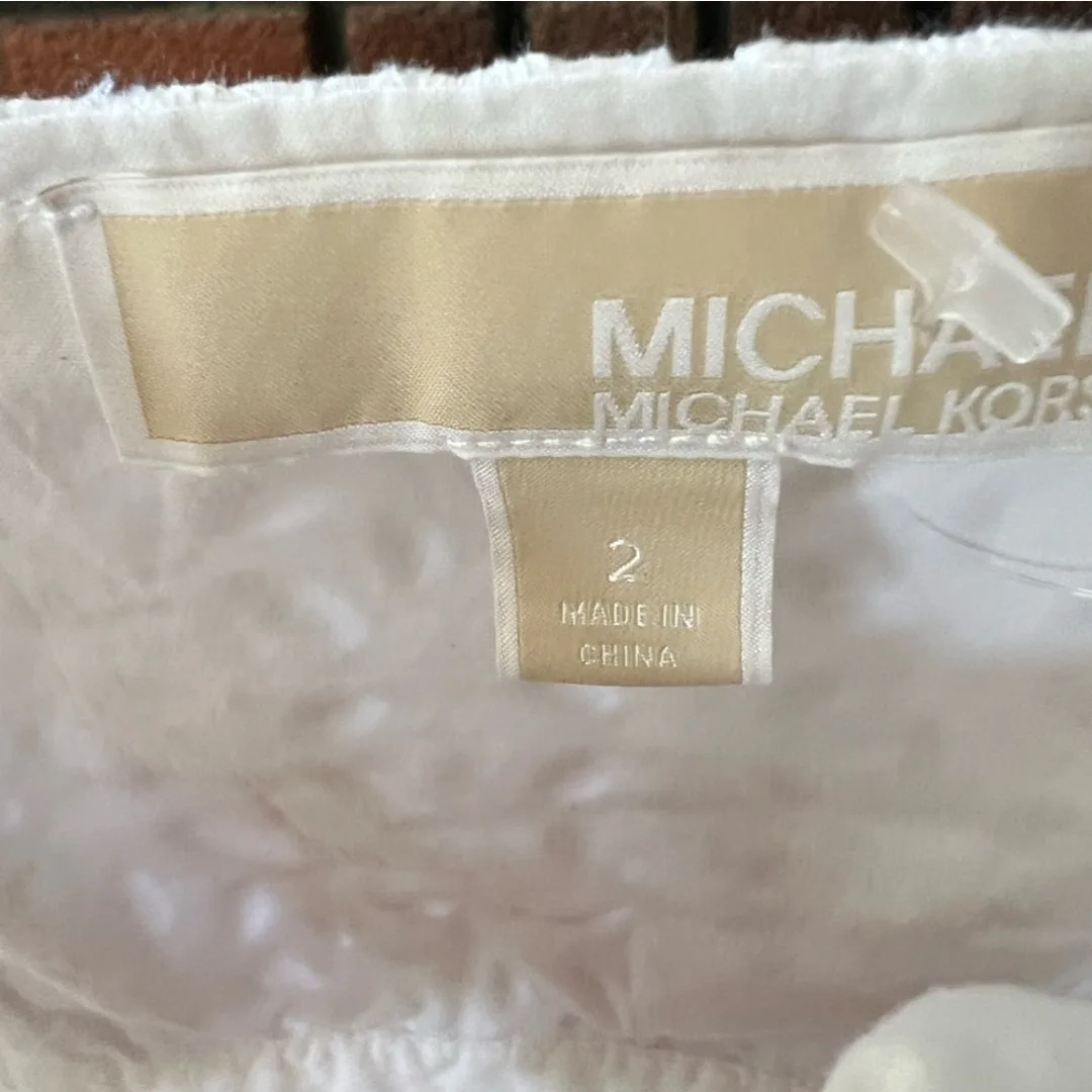 Michael Kors white eyelet dress image indicator(3)