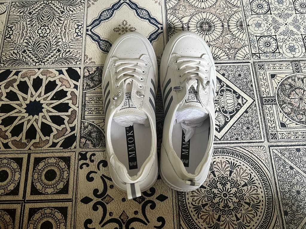 Women's White Sneakers - photo 3