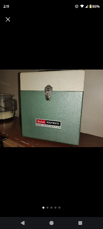 Vintage Kodak Readymatic 500 Projector with Accessories thumbnail
