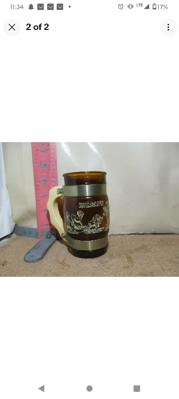 Vintage Canada Wildlife Beer Stein Mug image indicator(2)