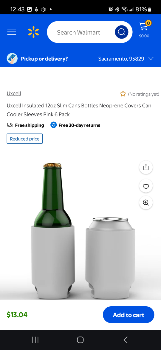 Pink Neoprene Can Coolers**10 pack** - photo 4