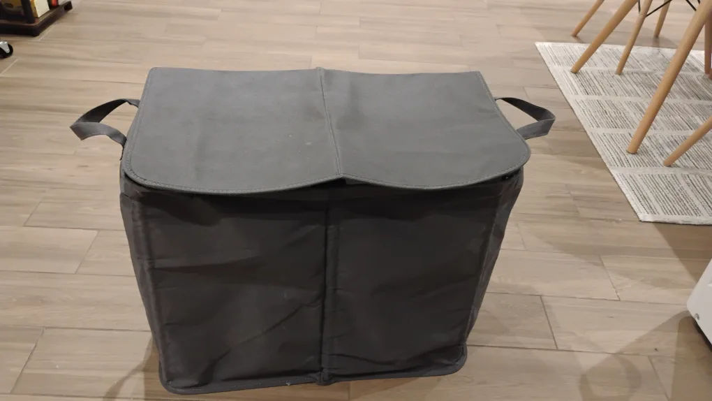 Grey Storage Box with Lid thumbnail