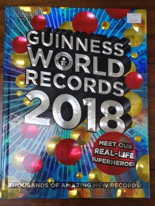 2018 Guiness World Record Book thumbnail