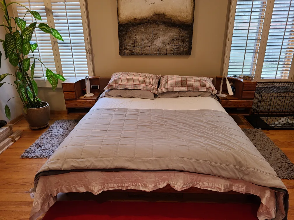 California King Bed Frame & Drawer Chest *USED CONDITION* thumbnail