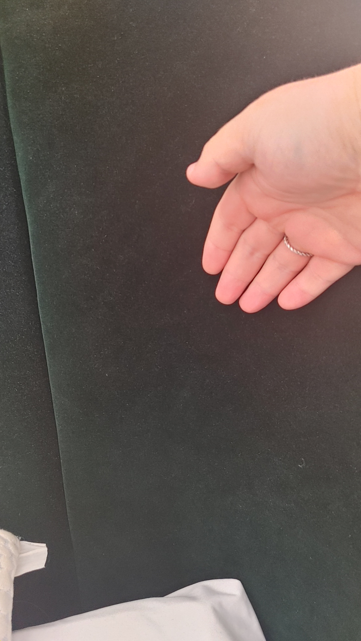 Dark Green Velvet Queen Bed Frame with Headboard IKEA TUFJORD - photo 2