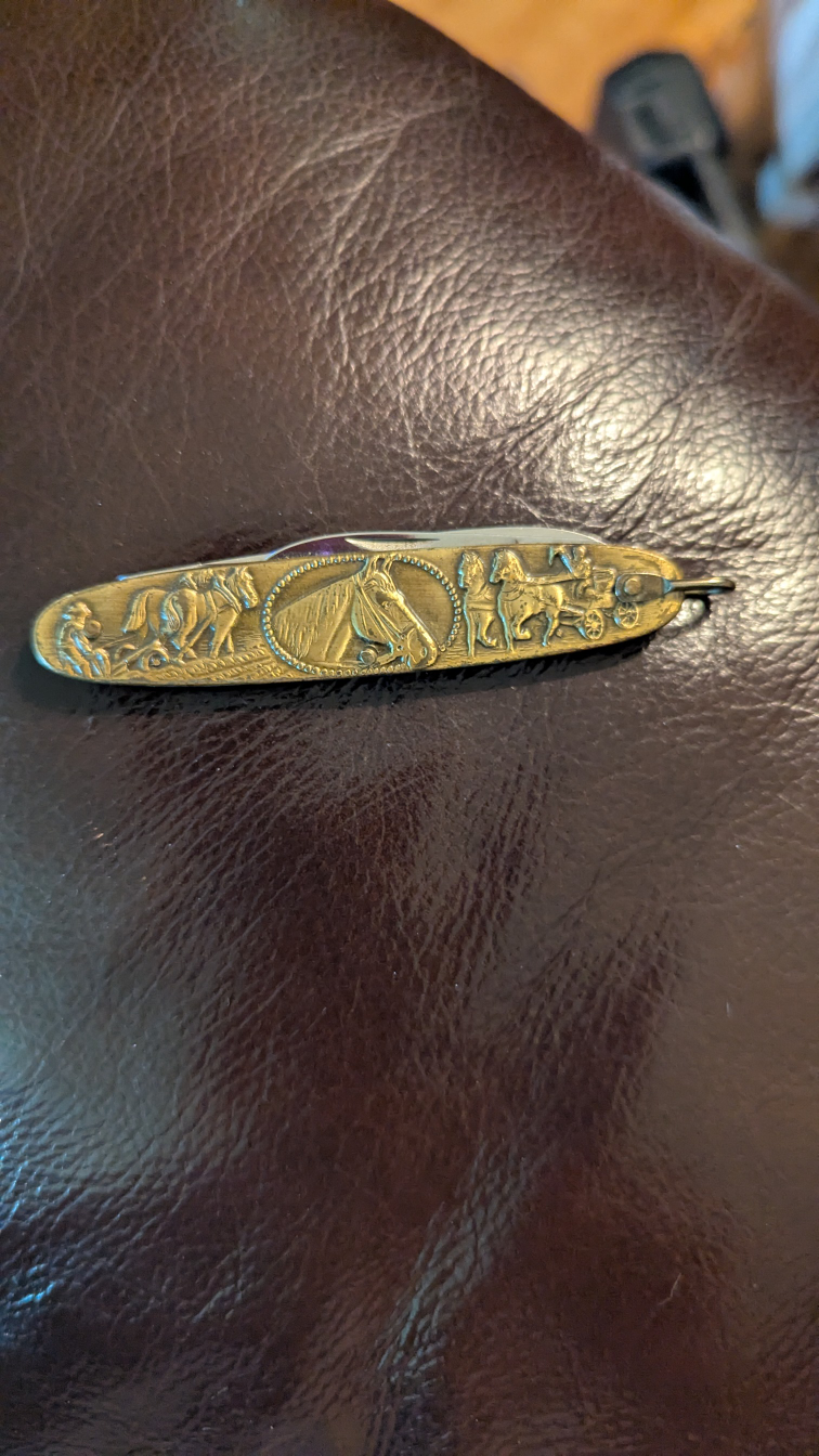 Vintage Gold Pocket Knife - photo 3