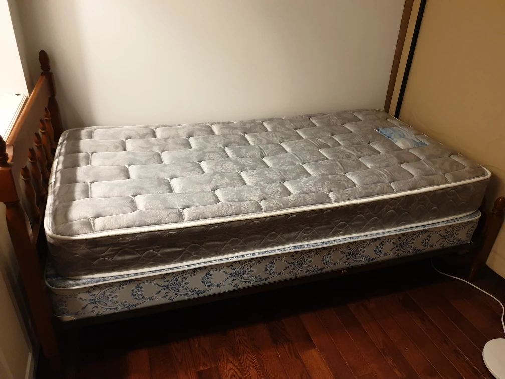Twin Bed Frame & Mattress - photo 2