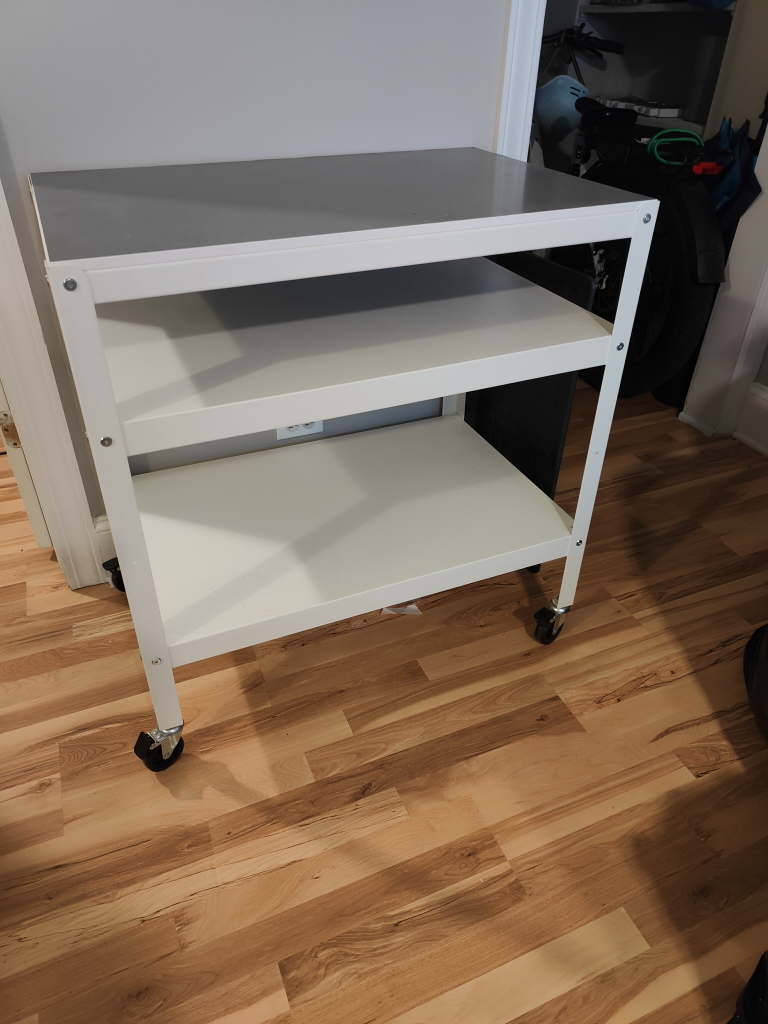 Rolling Cart - White/Gray - photo 3