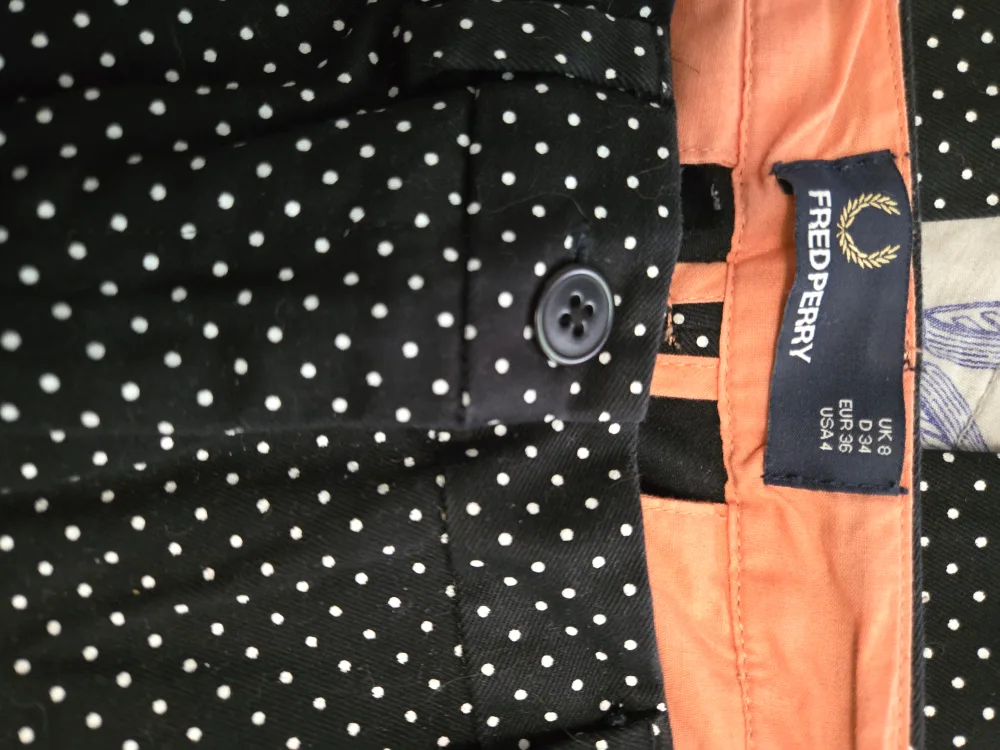 Fred Perry Polka Dot Trousers - Size 4 image indicator(4)