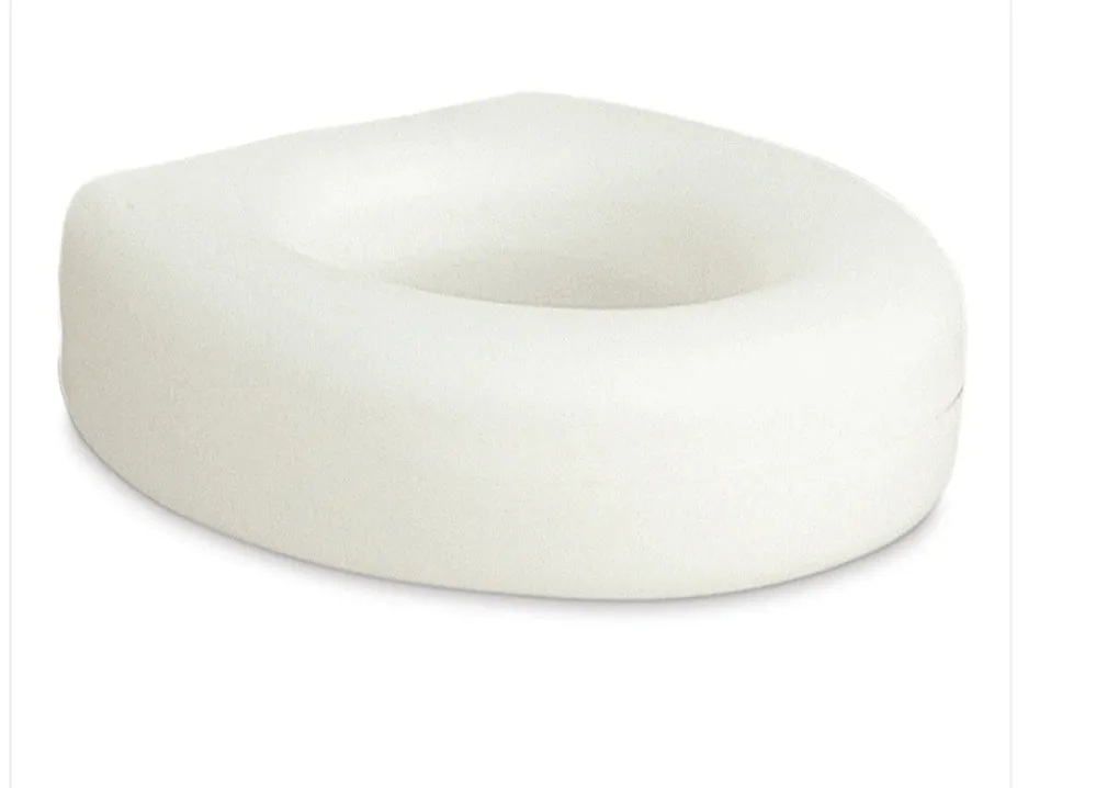 AquaSense Portable Raised Toilet Seat - White, 4" image indicator(2)