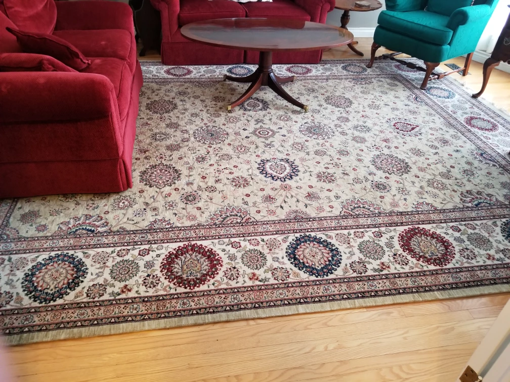 Area Rug Rosette Design