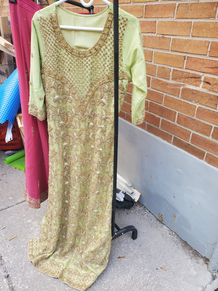 Embroidered formal dresses
