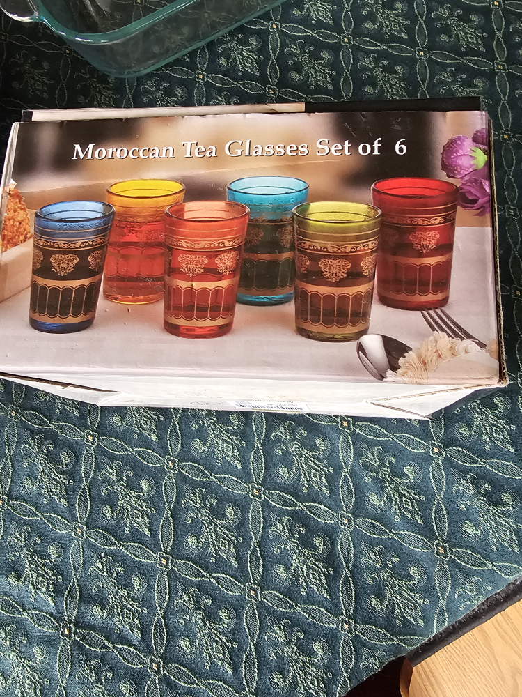 Moroccan Tea Glasses Set of 6