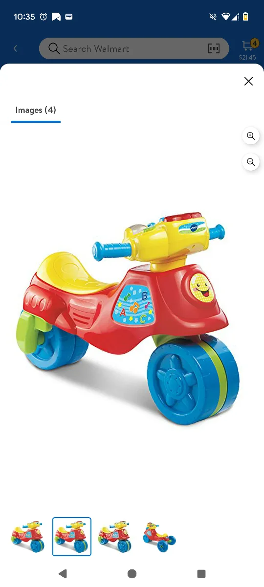 VTech Ride On Motorcycle thumbnail