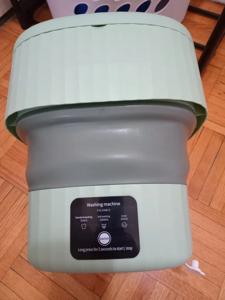 Foldable Washing Machine 6L 12V washing power 10V thumbnail