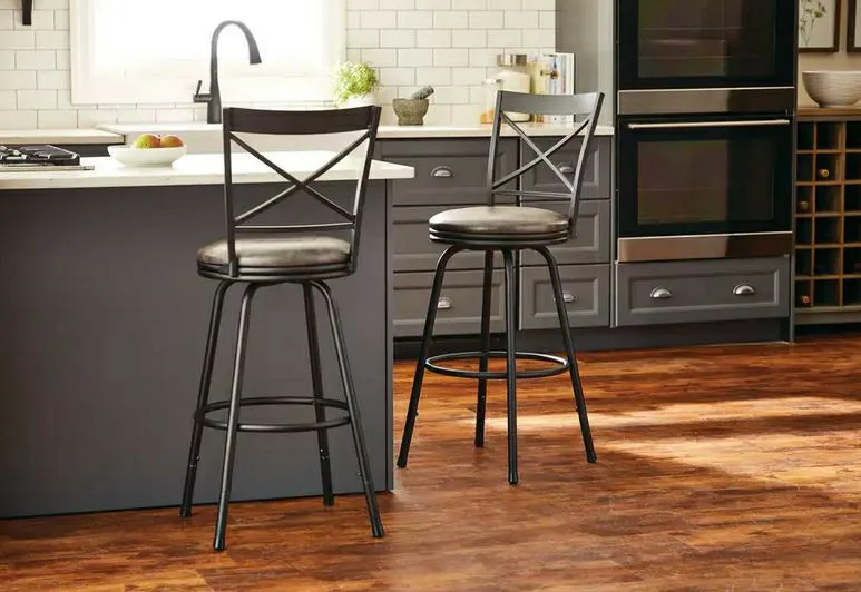 Bar Stools Set of 2 - With Swivel image indicator(5)