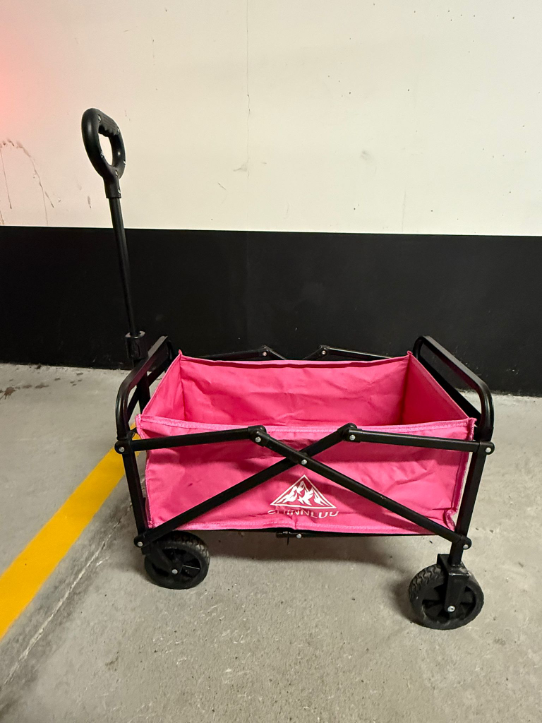 Pink Folding Wagon