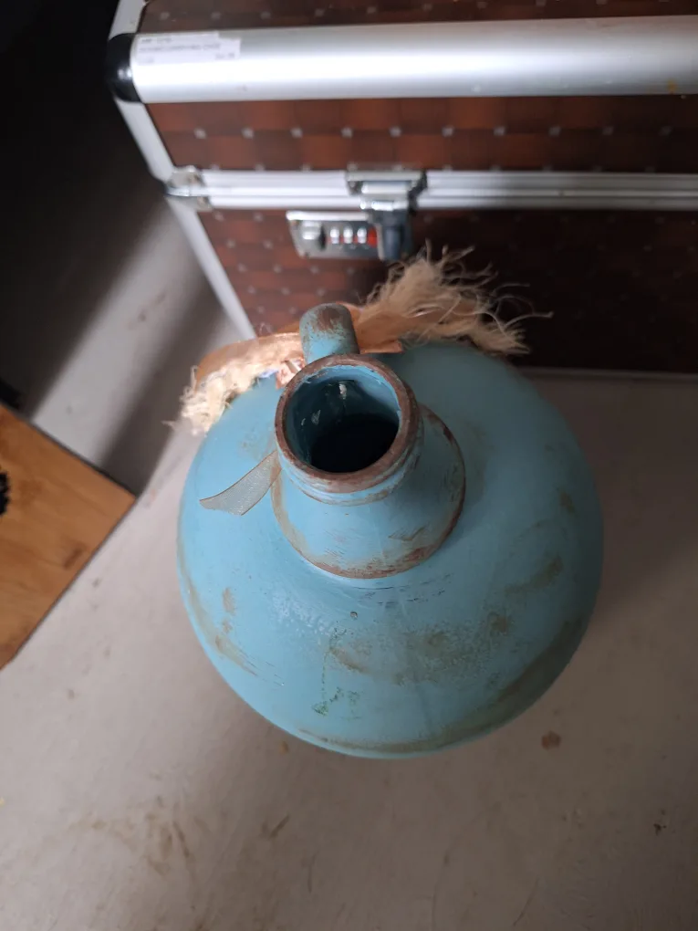 Distressed Painted Decorative Jug image indicator(3)