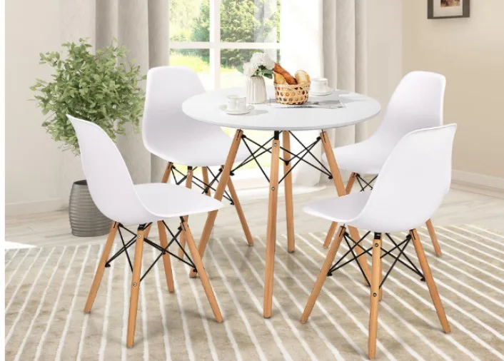Giantex 5-Piece Dining Set - Table & 4 Chairs thumbnail