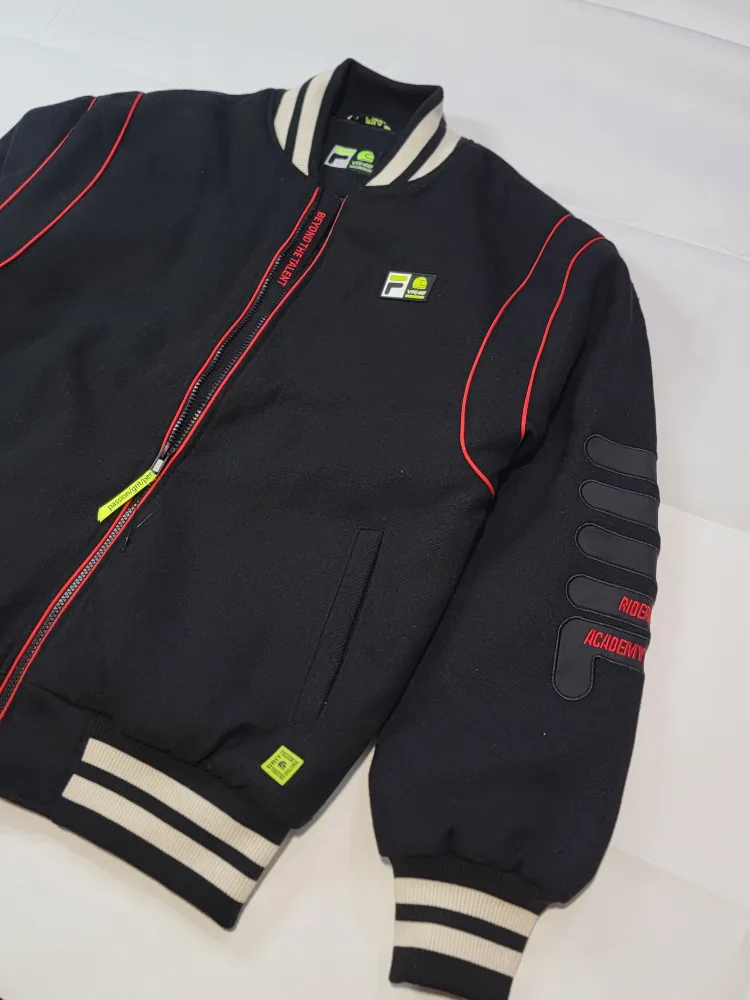 Black Bomber Fila  Jacket image indicator(2)