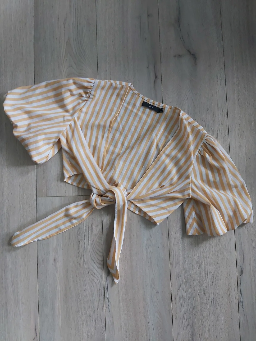 MVN Striped Wrap Crop thumbnail