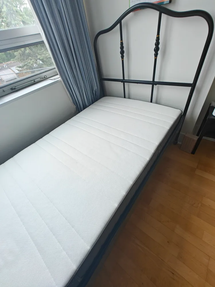 Single Twin Bed Frame & Mattress image indicator(3)