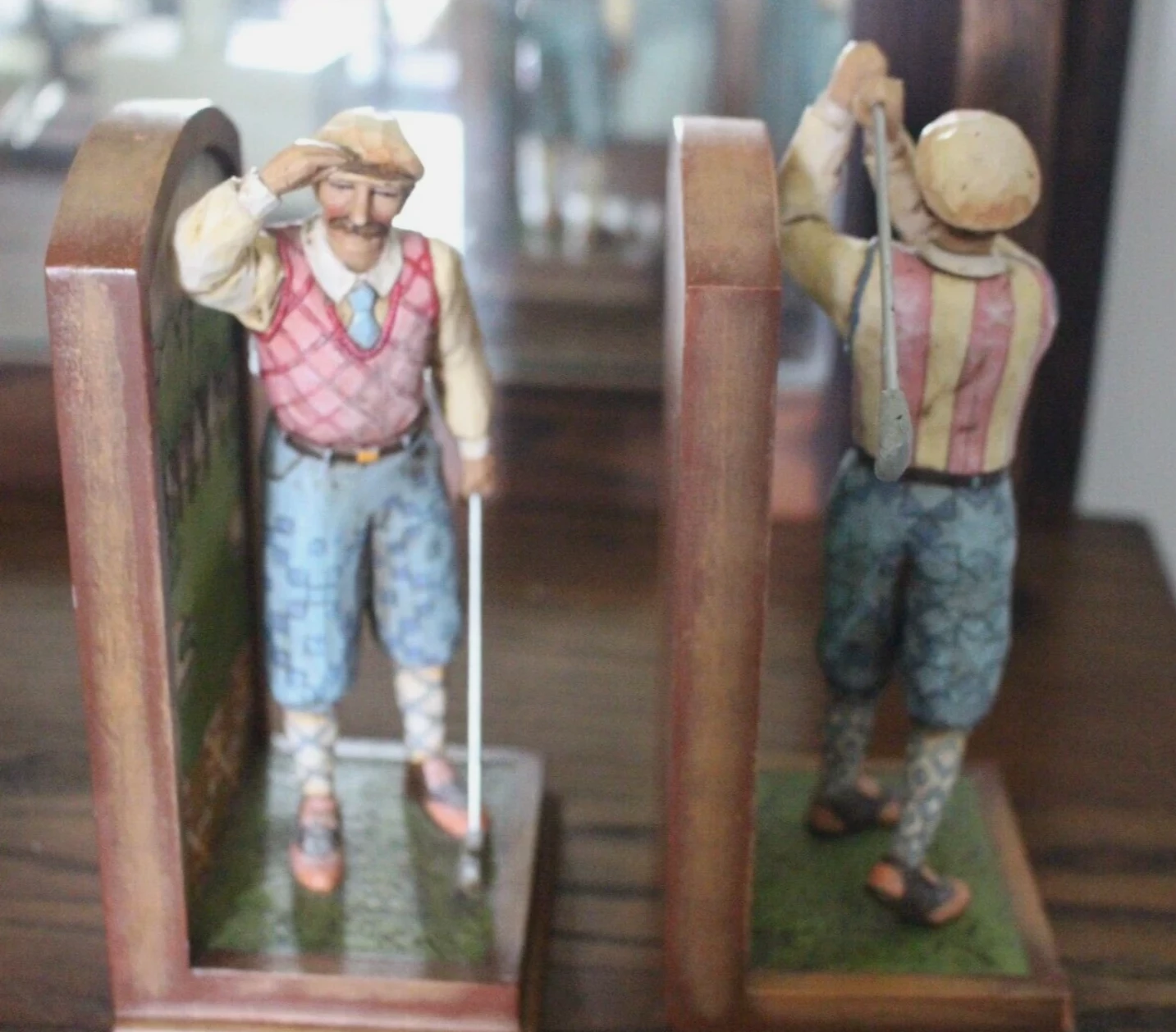 Jim Shore Heartwood Creek Golf Bookends - photo 2