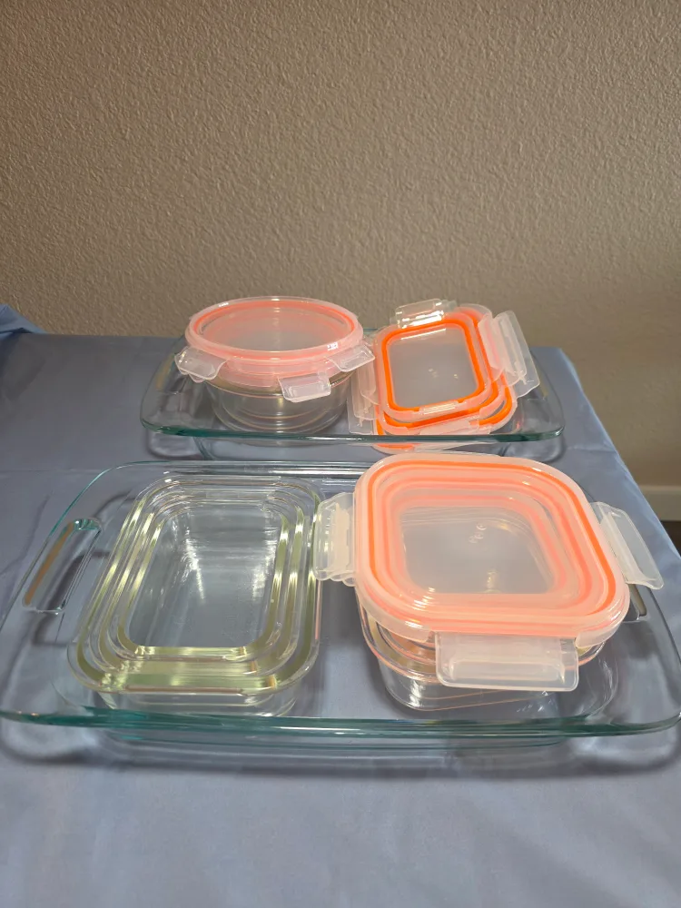 Glass Food Storage Containers with Lids thumbnail