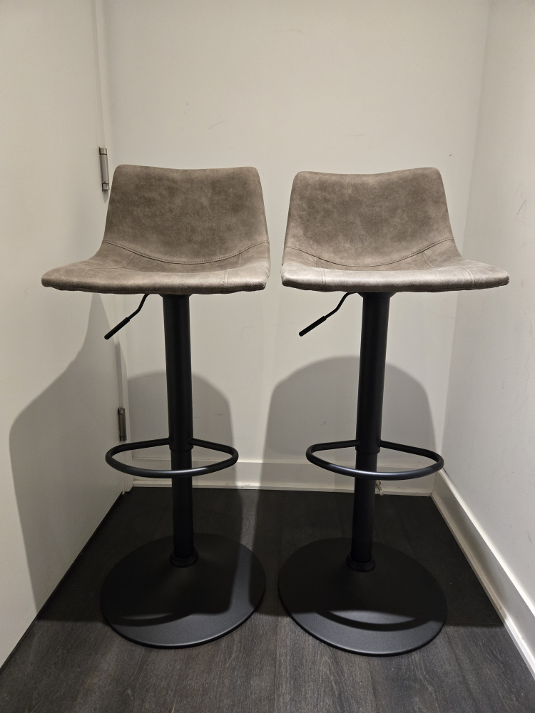 Pair of Swivel Bar Stools