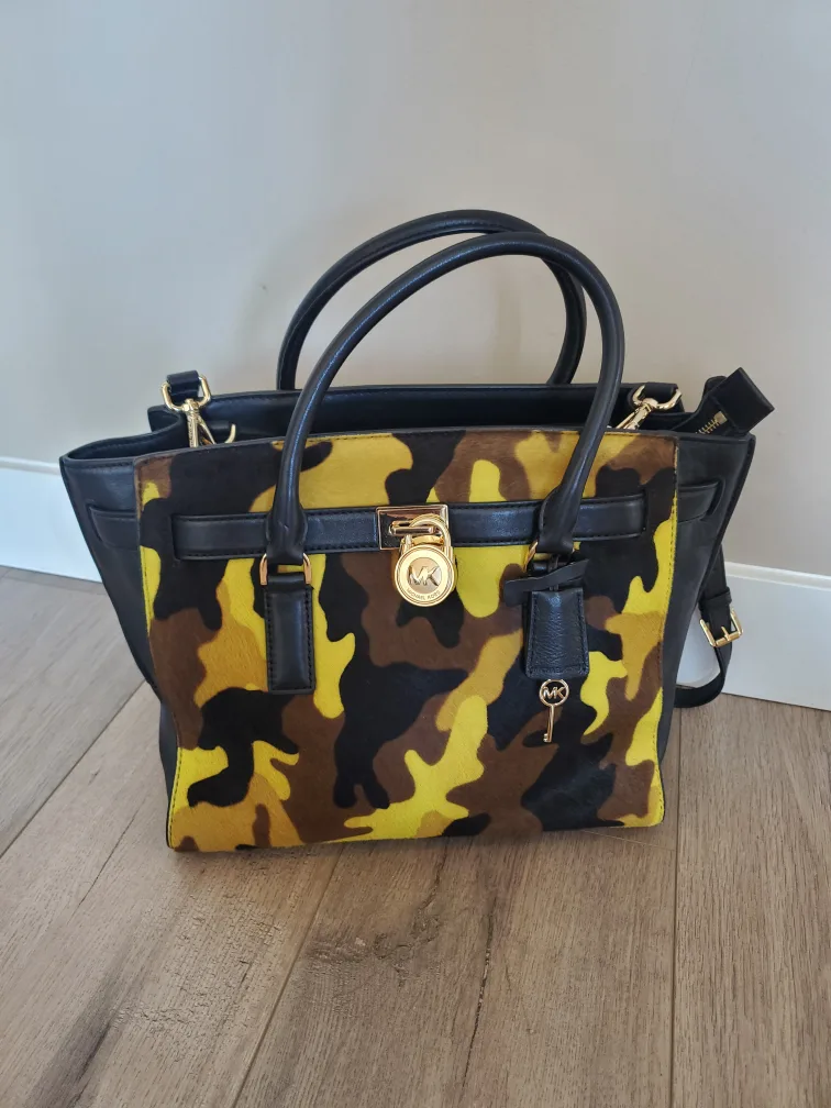 Rare Pony hair leather bag thumbnail