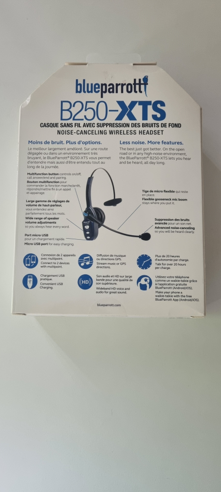 Blueparrott B250-XTS Noise-Canceling Wireless Headset - photo 2