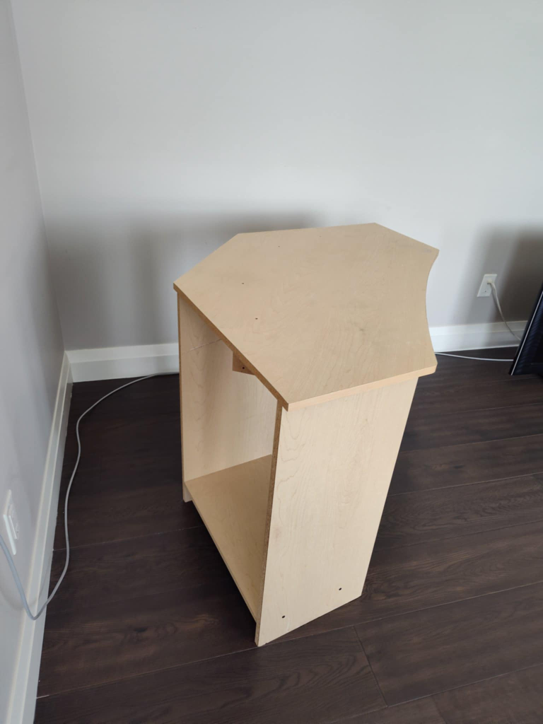 Corner Studio Desk - Beige Wood - photo 4