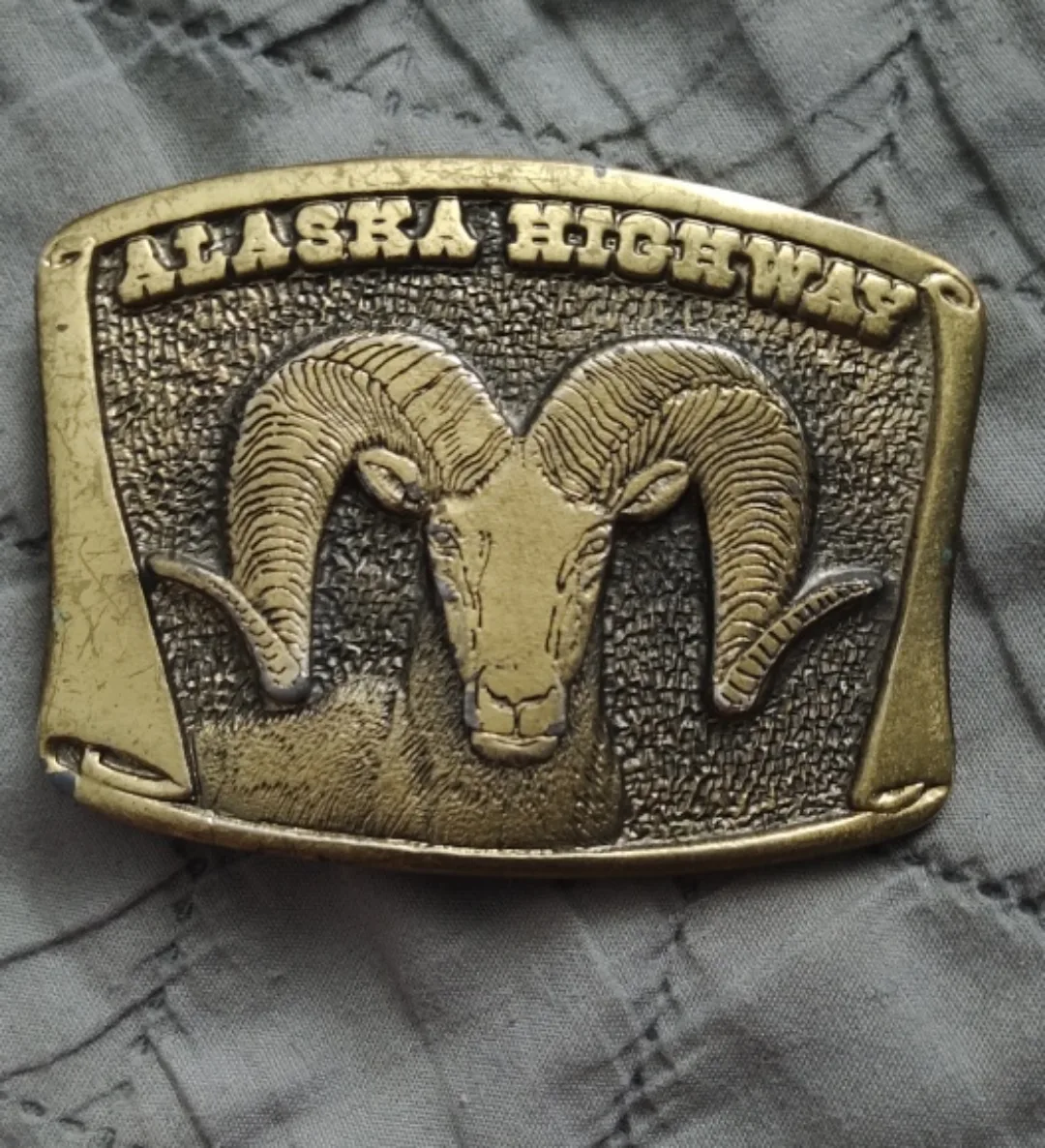 Alaska Highway Ram buckle