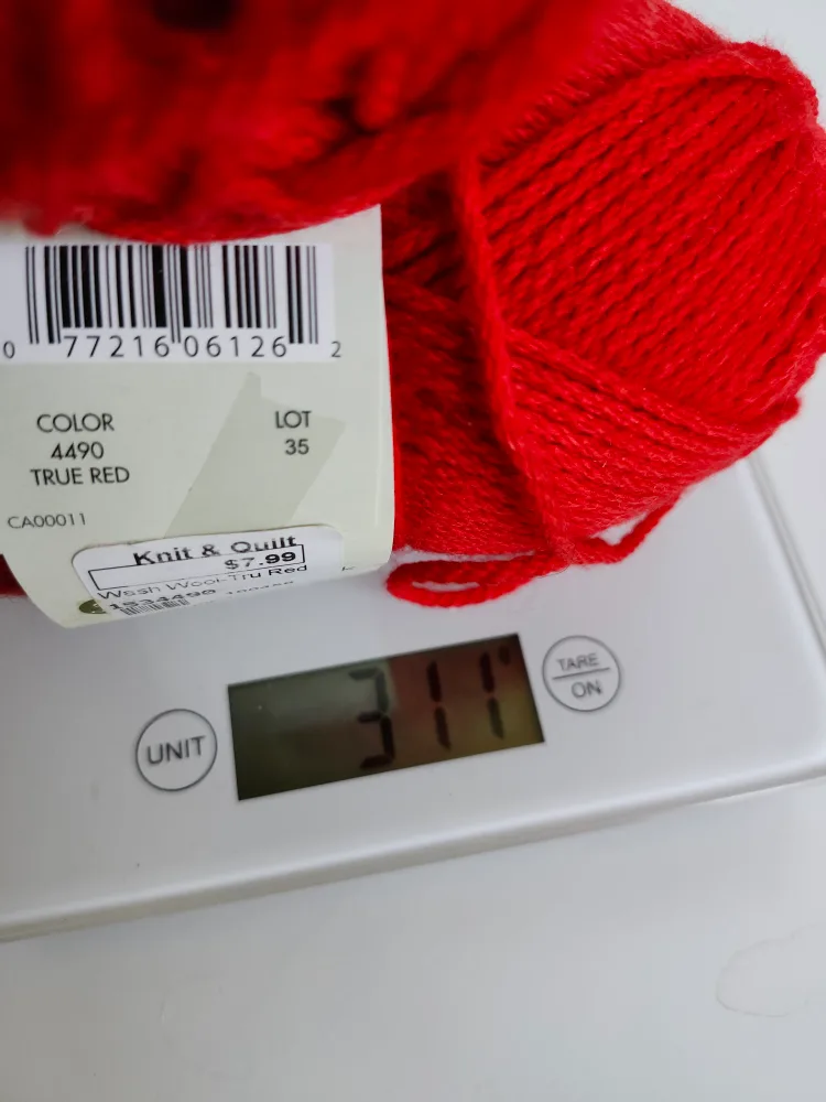 Moda Dea True Red Washable Wool Yarn image indicator(9)