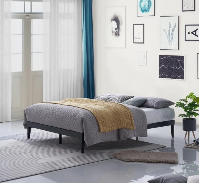 Bed + Mattress (Queen Size)