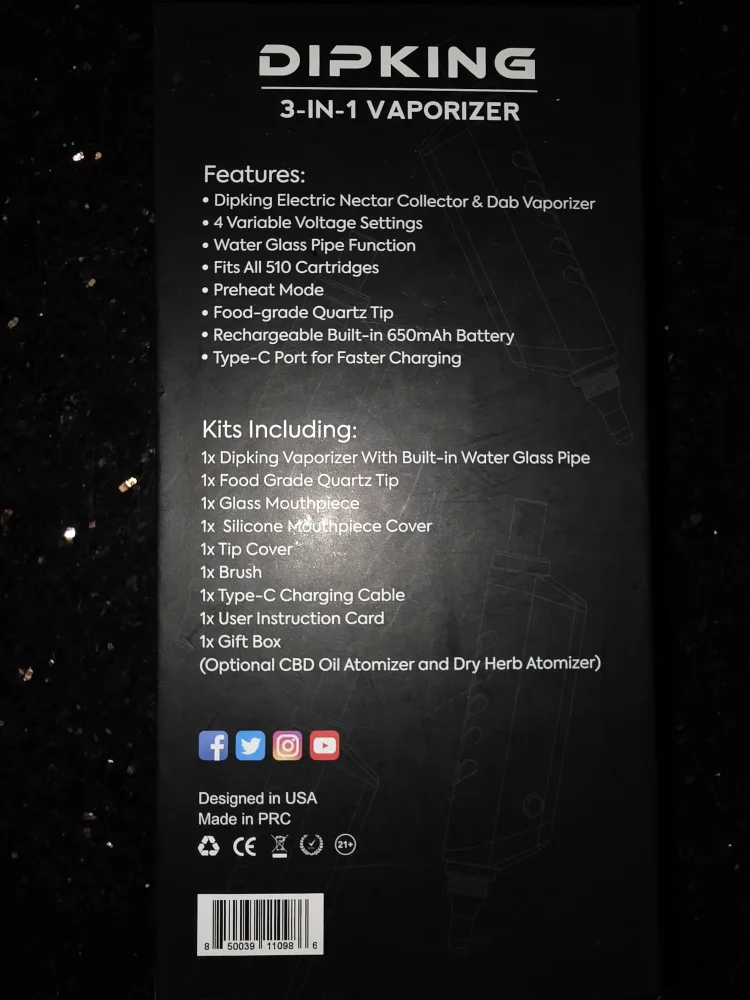 Dipking 3-in-1 Vaporizer image indicator(2)