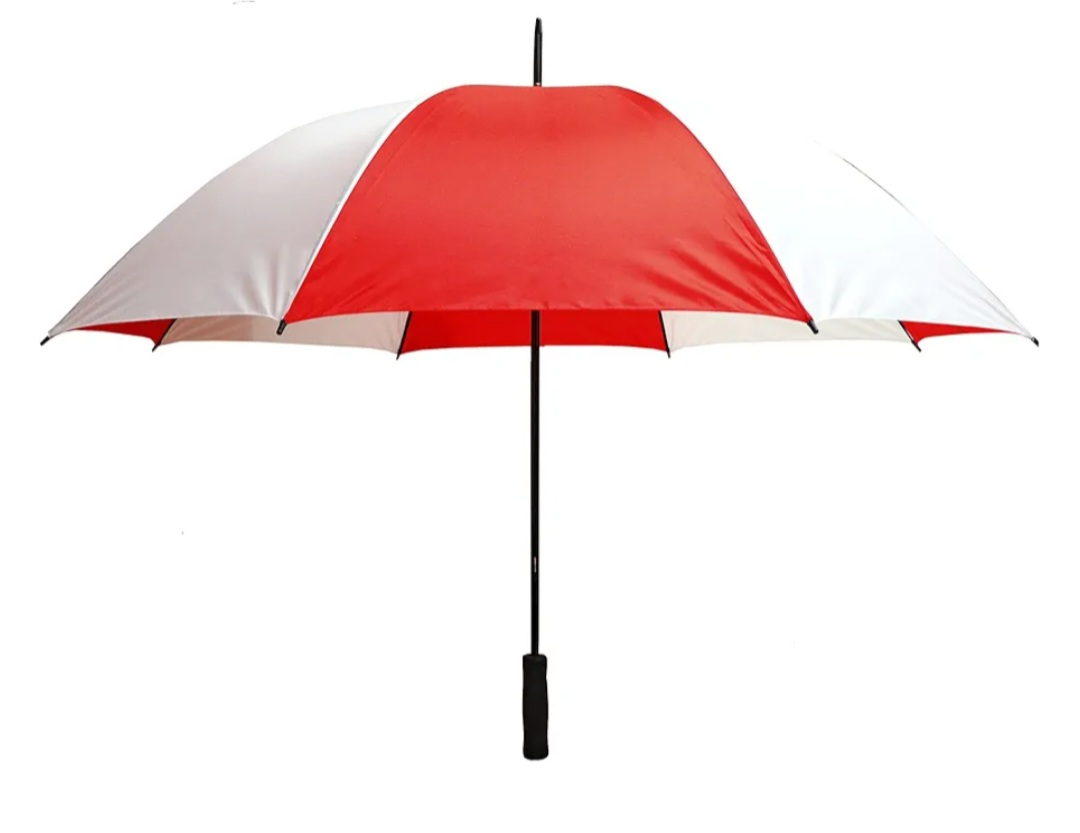 Red and White Striped Umbrella - photo 2