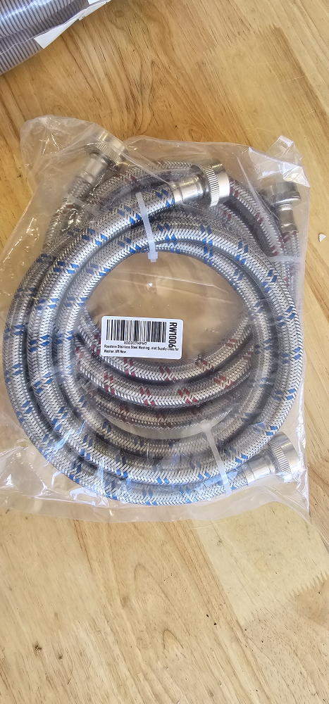 Stainless Steel Washing Machine Inlet Supply Lines