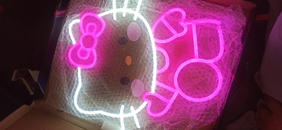 Hello Kitty Neon Sign🥕 image indicator(9)