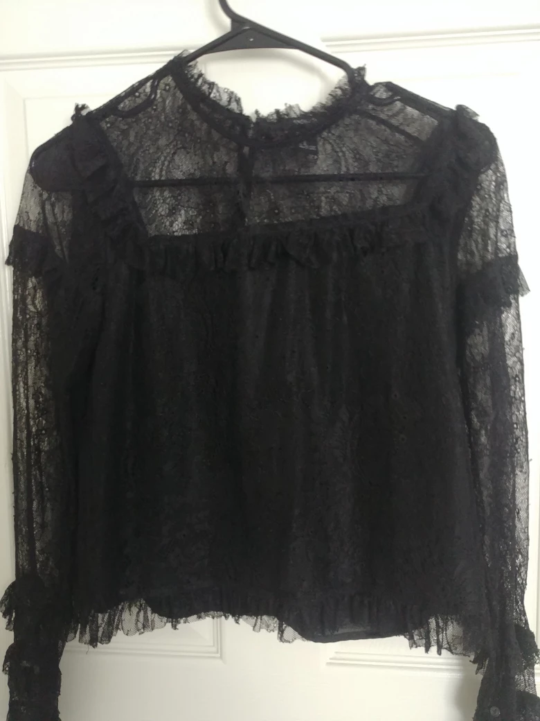 Black Lace Top